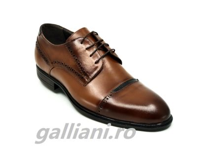 Pantofi maro eleganti-barbati-produs in Romania din piele naturala-be-dyany-scv-s-203-maro