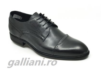 Pantofi eleganti negri-barbati-fabricat in Romania din piele naturala-be-scv-203-s-negru