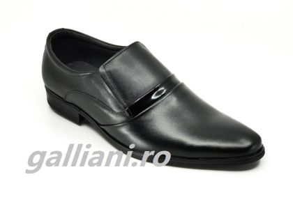 Pantofi eleganti negri-piele naturala-barbati-fabricat in Romania-be-bac.sim-n-lac