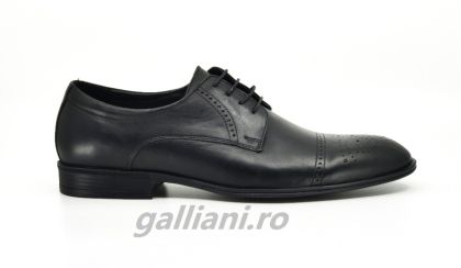 Pantofi negri-Suceveanu-eleganti-piele naturala-Barbati-be scv 808 n