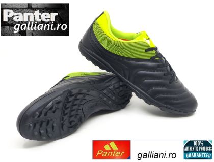 Adidasi fotbal teren sintetic Panter-bs-panter-y01-black-lemon