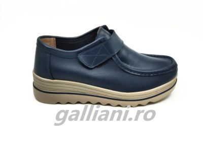 Pantofi casual dama din piele naturala-Signo by Botinelli-dc botinelli 1150-1 navy