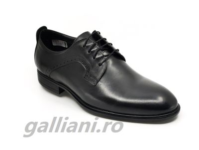 Pantofi negri eleganti-barbati-piele naturala-fabricat in Romania-be scv 205 negru