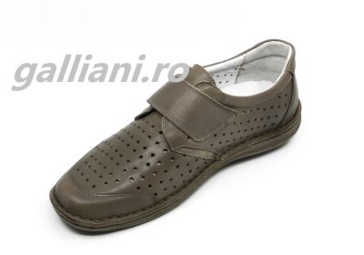 Pantofi casual barbati piele naturala perforata-bc-suceava-bc-suceava-276-nisip-arici