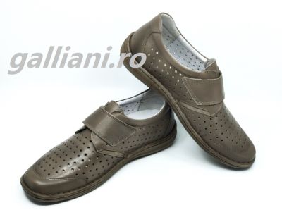 Pantofi casual barbati piele naturala perforata-bc-suceava-bc-suceava-276-nisip-arici