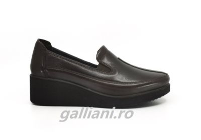 Pantofi maro casual-Dama-fabricat din piele naturala-Suceveanu-dc-scv-5020-maro