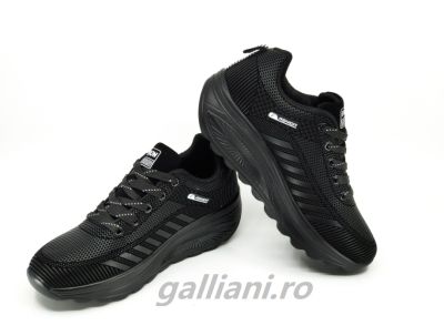 Pantofi negri copii casual,talpa usoara din spuma-sport-csc-ana-2110