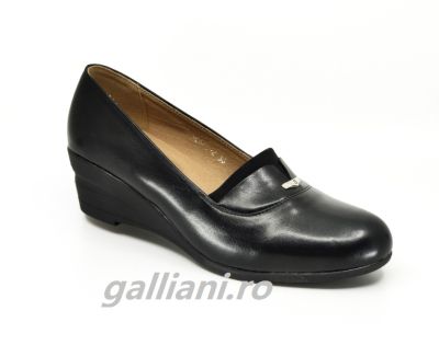 Pantofi negri casual-Lulux-dama-piele ecologica-dc-lulux-30676