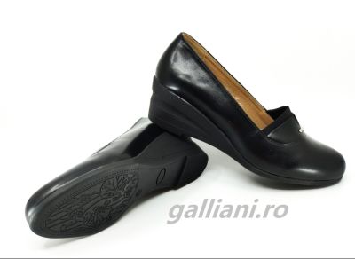 Pantofi negri casual-Lulux-dama-piele ecologica-dc-lulux-30676