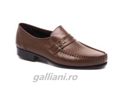 Pantofi Scarpi-barbati-Maro-fabricat in Romania din piele naturala-bc-moc-mih-maro