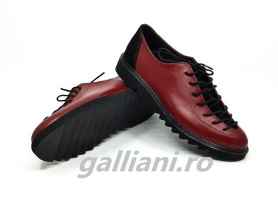 Pantofi rosii Casual Dama-piele naturala-fabricat in Romania-dc-talpex-8-box-r