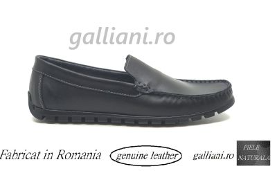 PANTOFI CASUAL BARBATI MOCASINI PIELE NATURALA FABRICAT IN ROMANIA BC-LUC-MOC-B