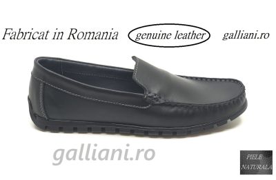 PANTOFI CASUAL BARBATI MOCASINI PIELE NATURALA FABRICAT IN ROMANIA BC-LUC-MOC-B